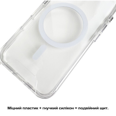 Чехол для мобильного телефона BeCover Space Case MagSafe Apple iPhone 16e Transparent (713884) Винница - изображение 4