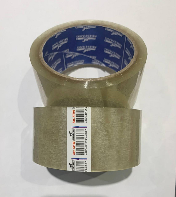 Клейка стрічка пакувальна прозора MUSTANG 45мм х 50м Рівне - фото 1