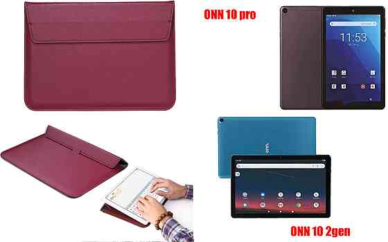 Чохол-конверт VitoCase для ONN 10 pro, ONN 10 2gen, з функцією підставки для планшета Бордовий Київ