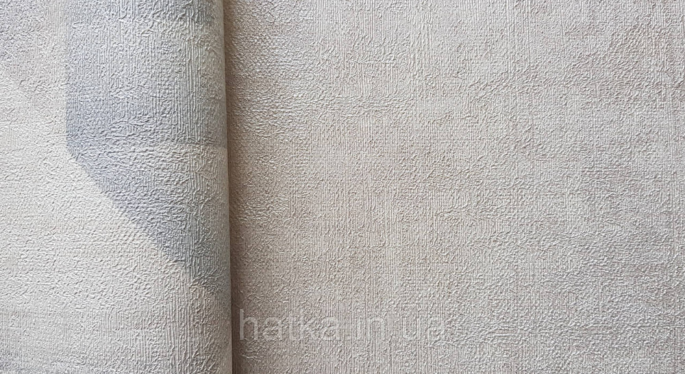 Шпалери вінілові на флізеліні Grandeco Universe метрові під штукатурку бежеві срібло глянець Київ - фото 3
