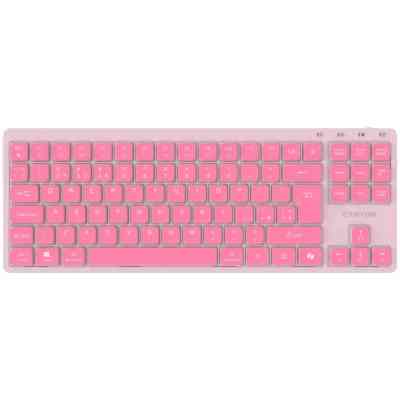 Клавіатура Canyon OnType 10 TKL Mechanical Silent Low-profile USB UA Pink (CNS-HKB10P) Вінниця