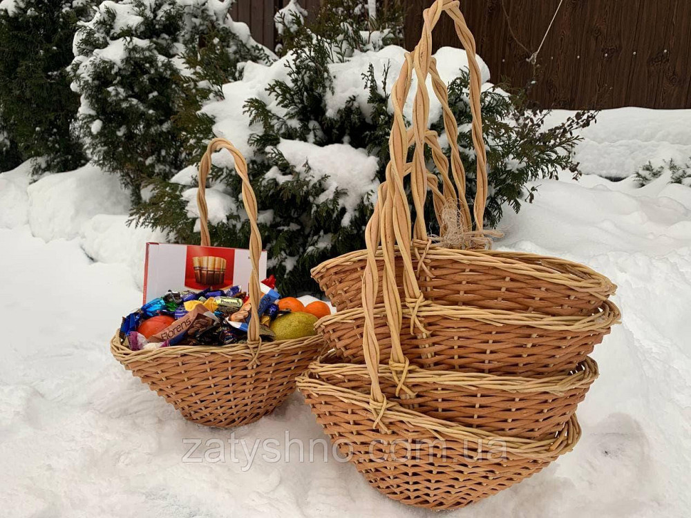Корзина из лозы для фруктов и подарков Киев - изображение 8