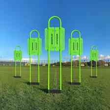 Тренажер MUR PIŁKARSKI REGULOWANY QUICKPLAY NA NATURALNĄ MURAWĘ (ZESTAW - 5 X MANEKIN) Киев