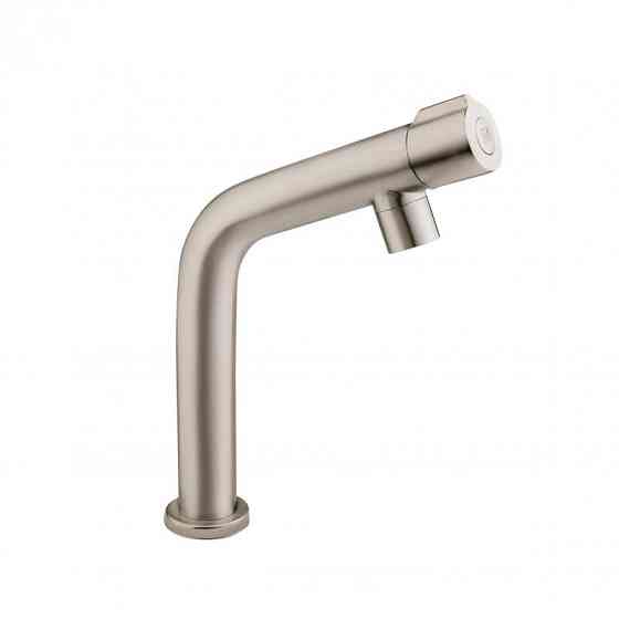 Кран на одну воду для кухні Lidz (NKS) 01 04 003 00, сатин Київ