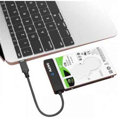 Адаптер Maiwo USB3.1 GEN2 Type-C to HDD 2,5" SATA II/III /SSD black (K105AG2 black) Винница