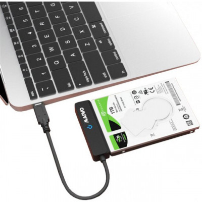Адаптер Maiwo USB3.1 GEN2 Type-C to HDD 2,5" SATA II/III /SSD black (K105AG2 black) Вінниця - фото 3