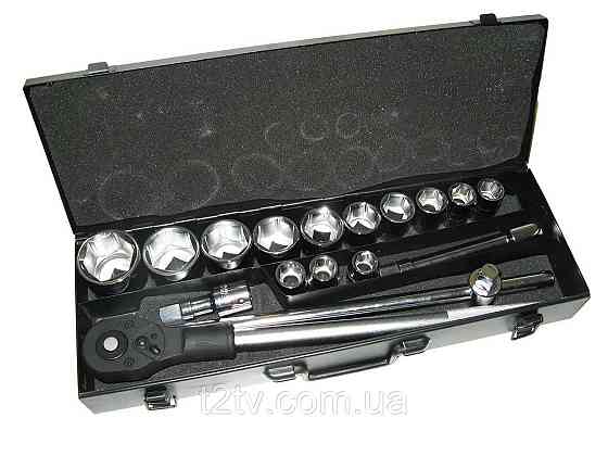 Набір інструментів 17 предметів 3/4&quot; 19-50мм Alloid Вінниця