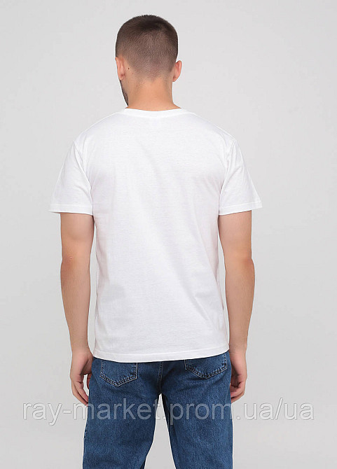 Футболка базова щільна  Stedman Comfort-T чоловіча біла (ST2100-WHI) Київ - фото 3