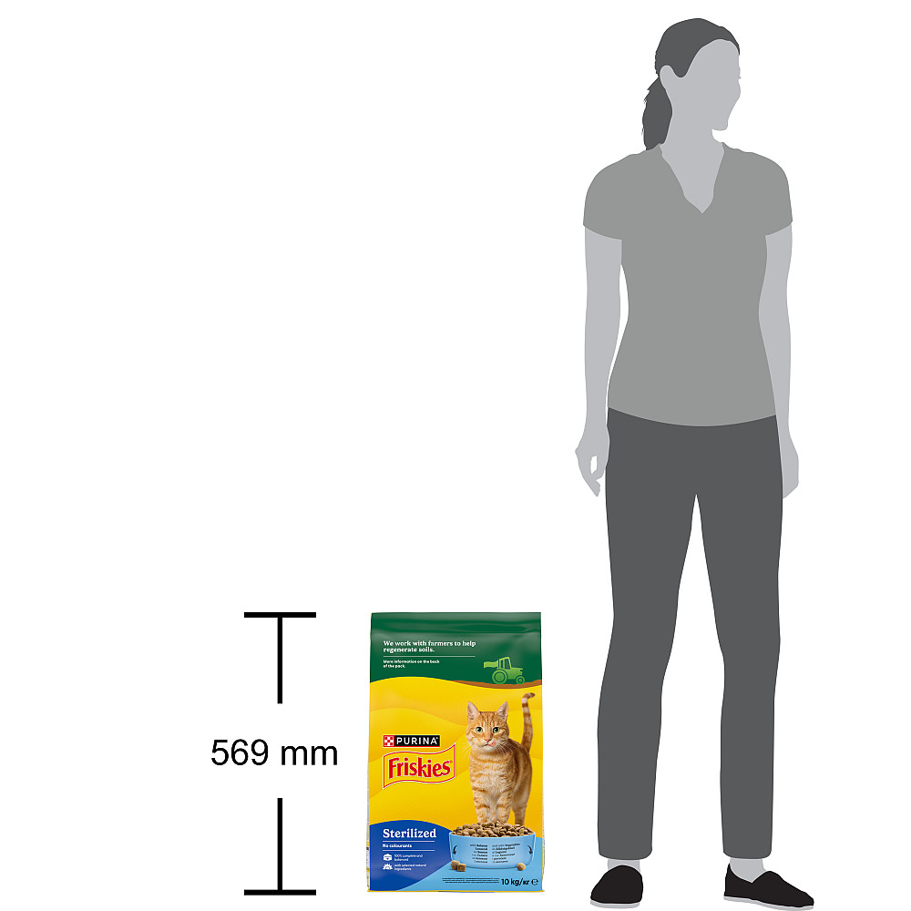 Сухий корм FRISKIES Sterilized для дорослих стерилізованих котів, з лососем, тунцем та овочами, 10 кг Київ - фото 5