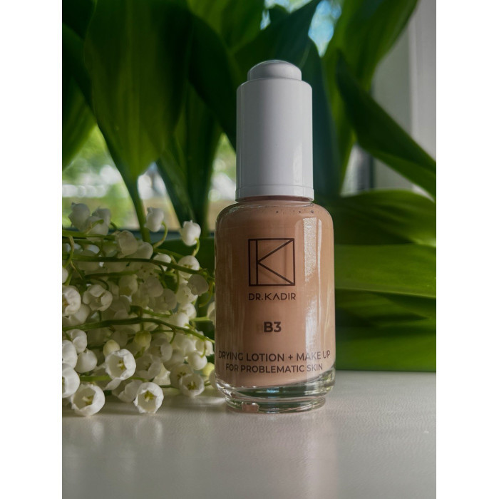 Тонуюча емульсія для проблемної шкіри Dr. Kadir B3 Drying Lotion and Make Up for Problematic Skin, 30 мл Дніпро - фото 1