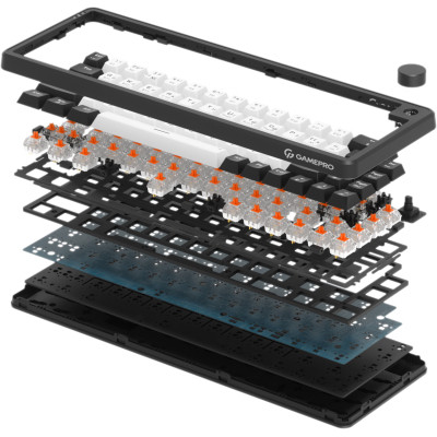 Клавіатура GamePro Asgard Valhalla MK210B Pro 65 RGB Wireless/Bluetooth/USB Black (MK210B Pro) Вінниця - фото 9