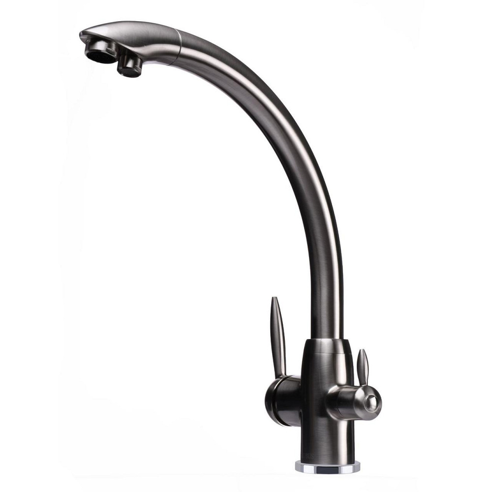 Смеситель для кухни под осмос Globus Lux LAZER GLLR-0777-8-STSTEEL Киев - изображение 4