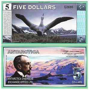 Antarctica / Антарктика - 5 Dollars 2001 - UNC Полтава