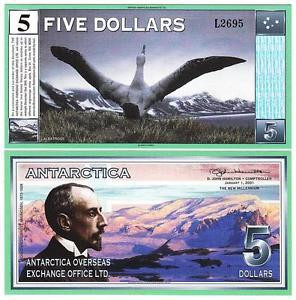 Antarctica / Антарктика - 5 Dollars 2001 - UNC Полтава - фото 1