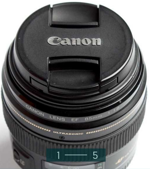 Об'єктив: Canon EF 85mm. F/1.8 USM Київ - фото 1