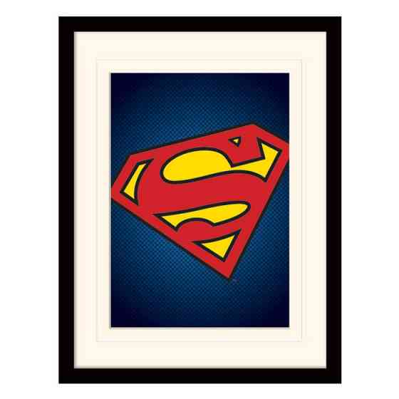 Постер у рамі "DC Comics (Superman Symbol)" Рівне