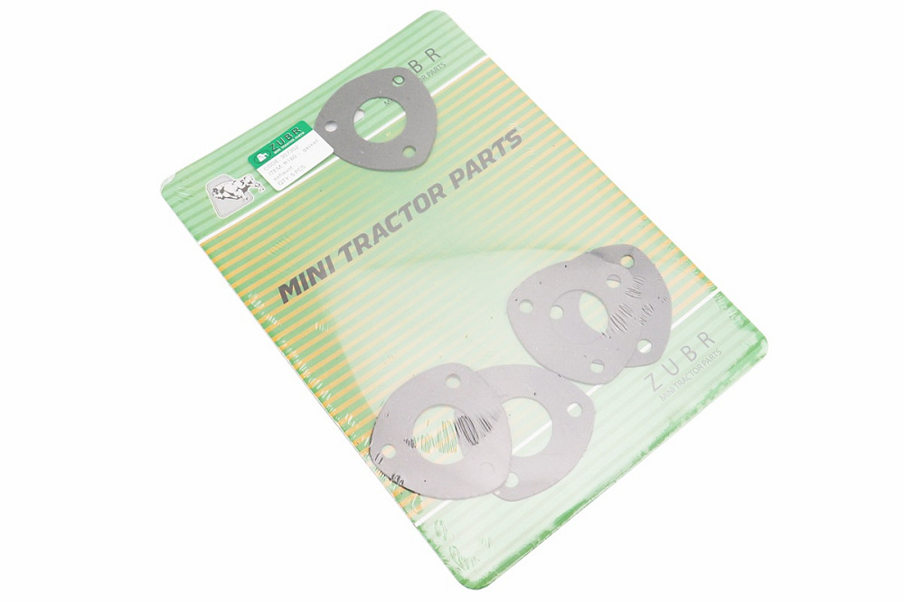 Прокладка глушника R175A/R180NM 3отв., коліно-глушник, к-кт 5шт, (на блістері) Київ - фото 2