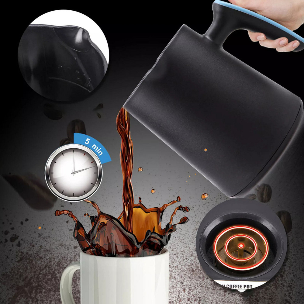 Электрическая кофеварка от сети 600Вт,250мл,LB-54004 SBR Киев - изображение 2