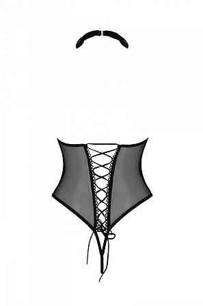Эротическое боди Passion TRISHA BODY, S/M, beige, с открытыми чашками Sex Aura Киев