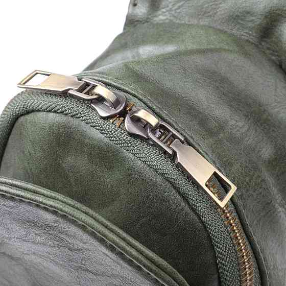 Красивая сумка через плечо в модном цвете из экокожи Vintage 22791 Зеленый Киев