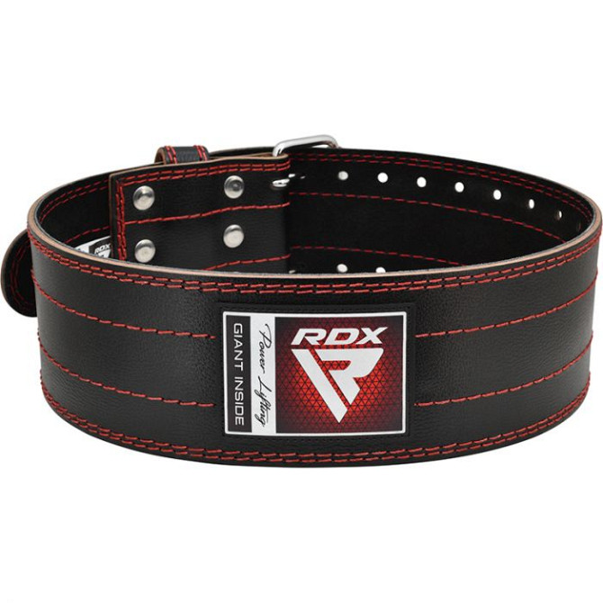 Пояс для важкої атлетики RDX Leather Black L Каменское - изображение 3