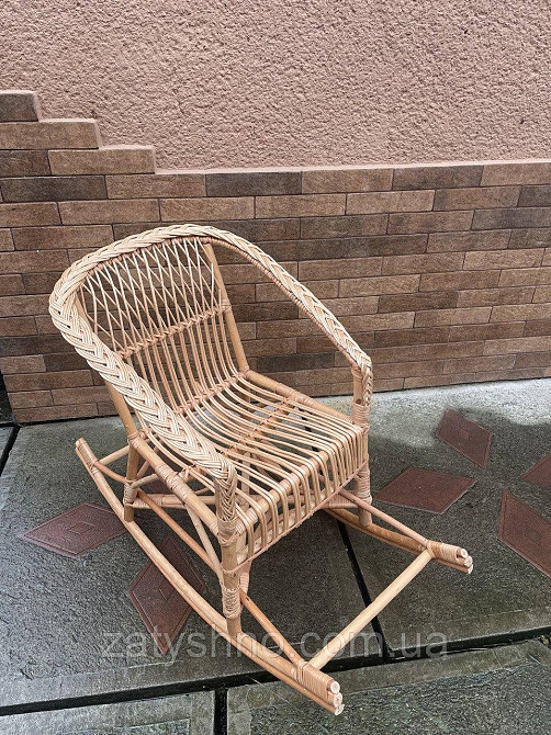 Дитяче крісло гойдалка плетена Київ - фото 8