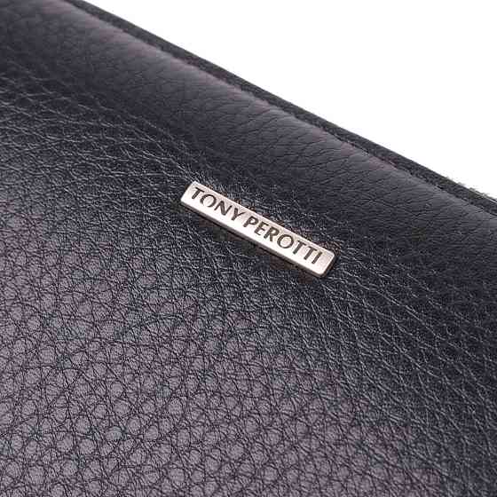 Оригинальный женский кошелек из натуральной кожи Tony Perotti 20903_1 (2651 nero) Черный Киев