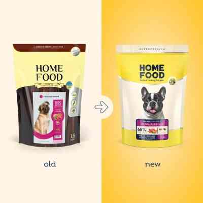 Сухий корм для собак Home Food ADULT MINI/MEDIUM Hypoallergenic з телятиною, овочами та духмяними травами 700 г (4820290090323) Вінниця