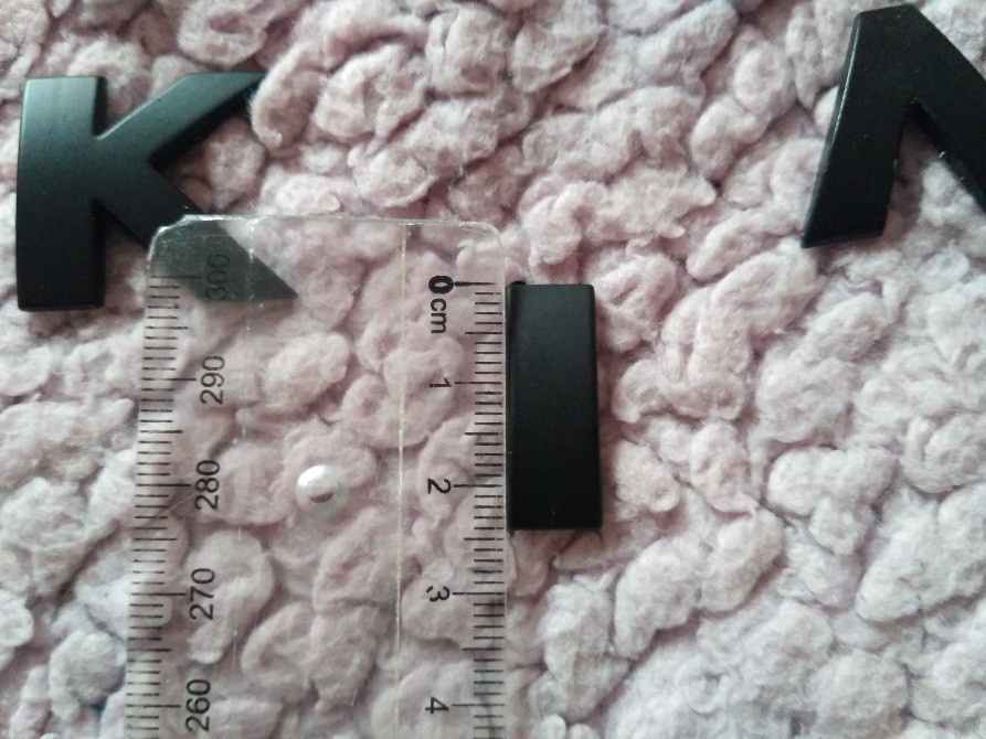 Металеві букви Kia Чорна на кузов авто не рж Київ - фото 6