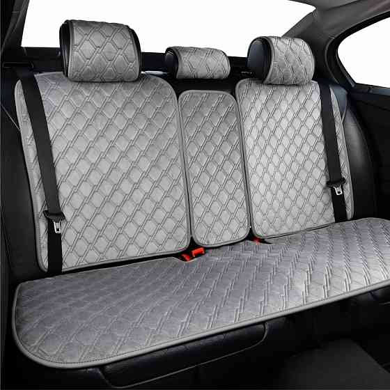 Комплект преміум накидок для сидінь CarLife Turbo, grey Львів