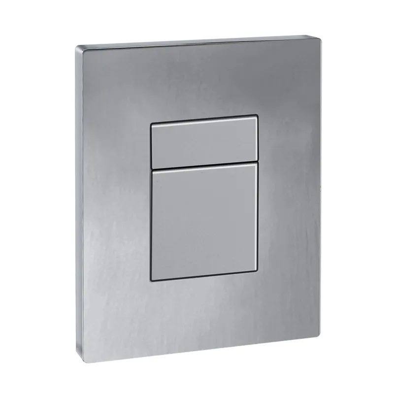 Панель змиву пластикова Koer KT-0607-01 157x198x3mm, кнопка квадратна (KR5344) Київ - фото 1