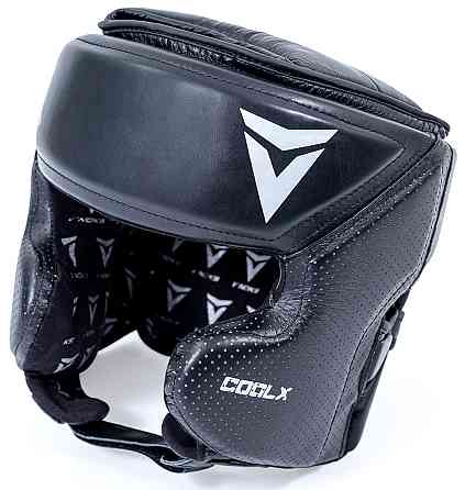 Боксерський шолом з натуральної шкіри V`Noks Futuro Tec чорний розмір S/M Київ