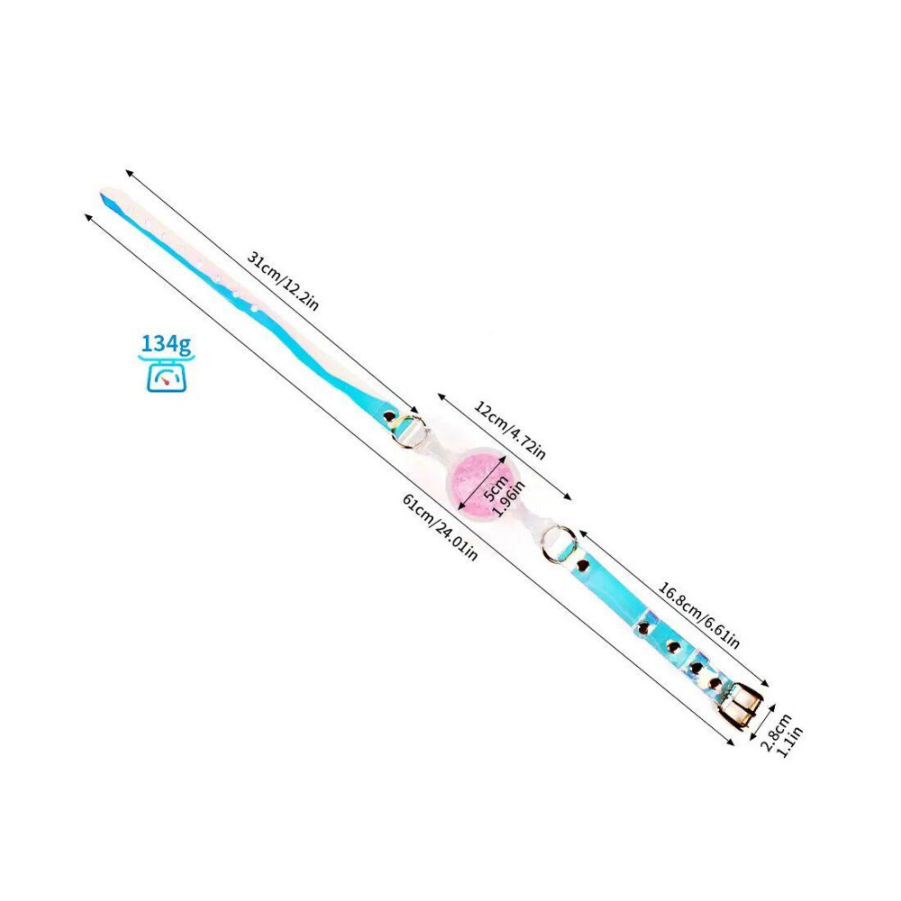 Кляп Liebe Seele Crystal Ball Gag - Pink (Large Ball) Sex Aura Киев - изображение 2