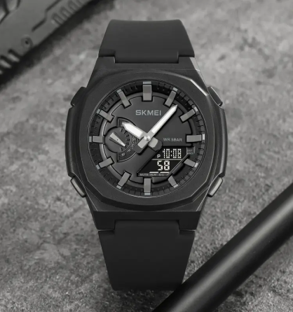 Годинник чоловічий наручний Skmei 2091 (Чорний з чорним) Київ