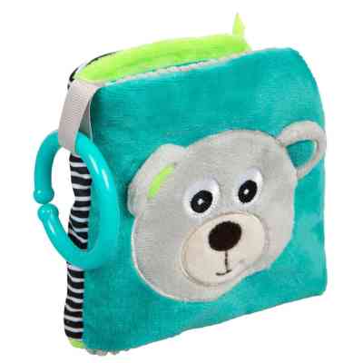 Развивающая игрушка Canpol книжечка мягкая развивающая BEARS - кораллова (68/075_cor) Винница