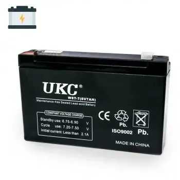 Аккумуляторная батарея AGM UKC WST-10 6V 10Ah аккумулятор для УПСа, аккумулятор для детского электромобиля Коломыя - изображение 2