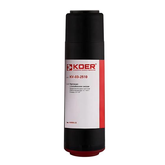 Картридж Koer KV-03-2510 з іонообмінною смолою 2,5"x10"   ( KR5542 ) 35200 Харків