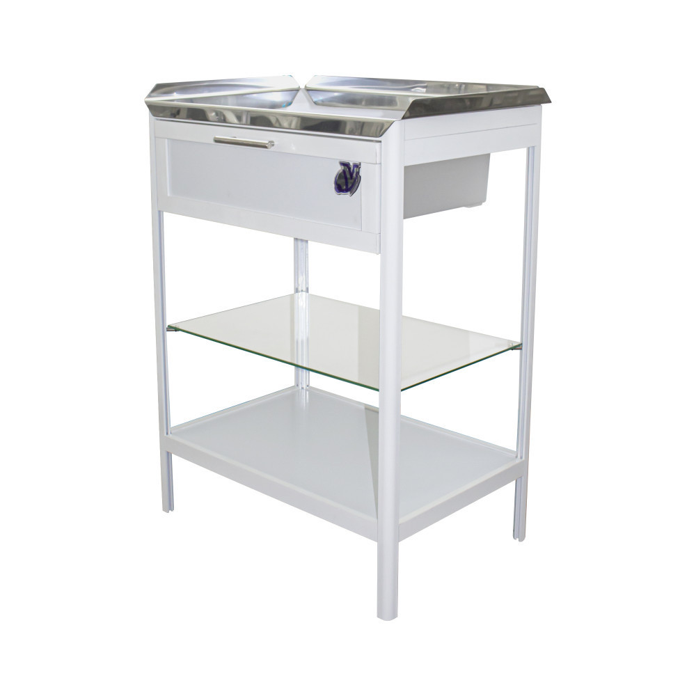 Столик маніпуляційний стільниця з нержавіючої сталі СМ-4 Дніпро - фото 1