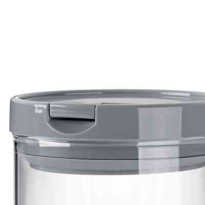 Ємність для сипучих продуктів Kela Arik Grey 0,6 л 10,5х11 см (12107) Вінниця