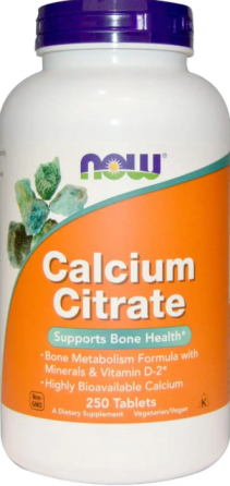 Цитрат кальцію Now Foods Calcium Citrate 250 таб Київ