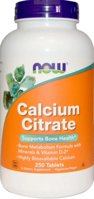 Цитрат кальция Now Foods Calcium Citrate 250 таб Киев - изображение 1
