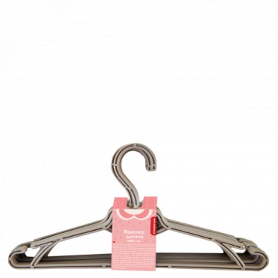 Набір вішалок для одягу дитячі 5шт какао Алеана Житомир - изображение 1
