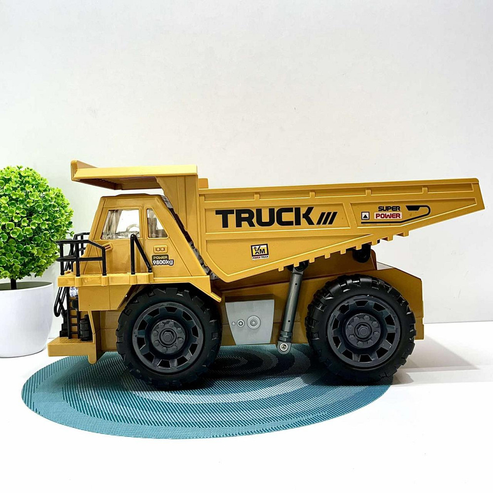 Машина самоскид на радіокеруванні світло звук 46 см Жовтий (XM-6819L) Чернігів - фото 3