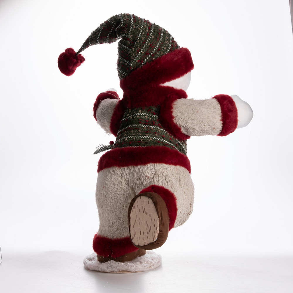 Новорічна фігурка Сніговик з шишкою 40×33×74 (см) CR-4-13 Коломия - фото 4