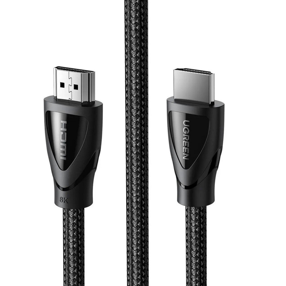 HDMI кабель V2.1 UGreen HD140 с поддержкой 8K@60Hz 4K@120Hz 80401 (Черный, 1м) Николаев - изображение 2