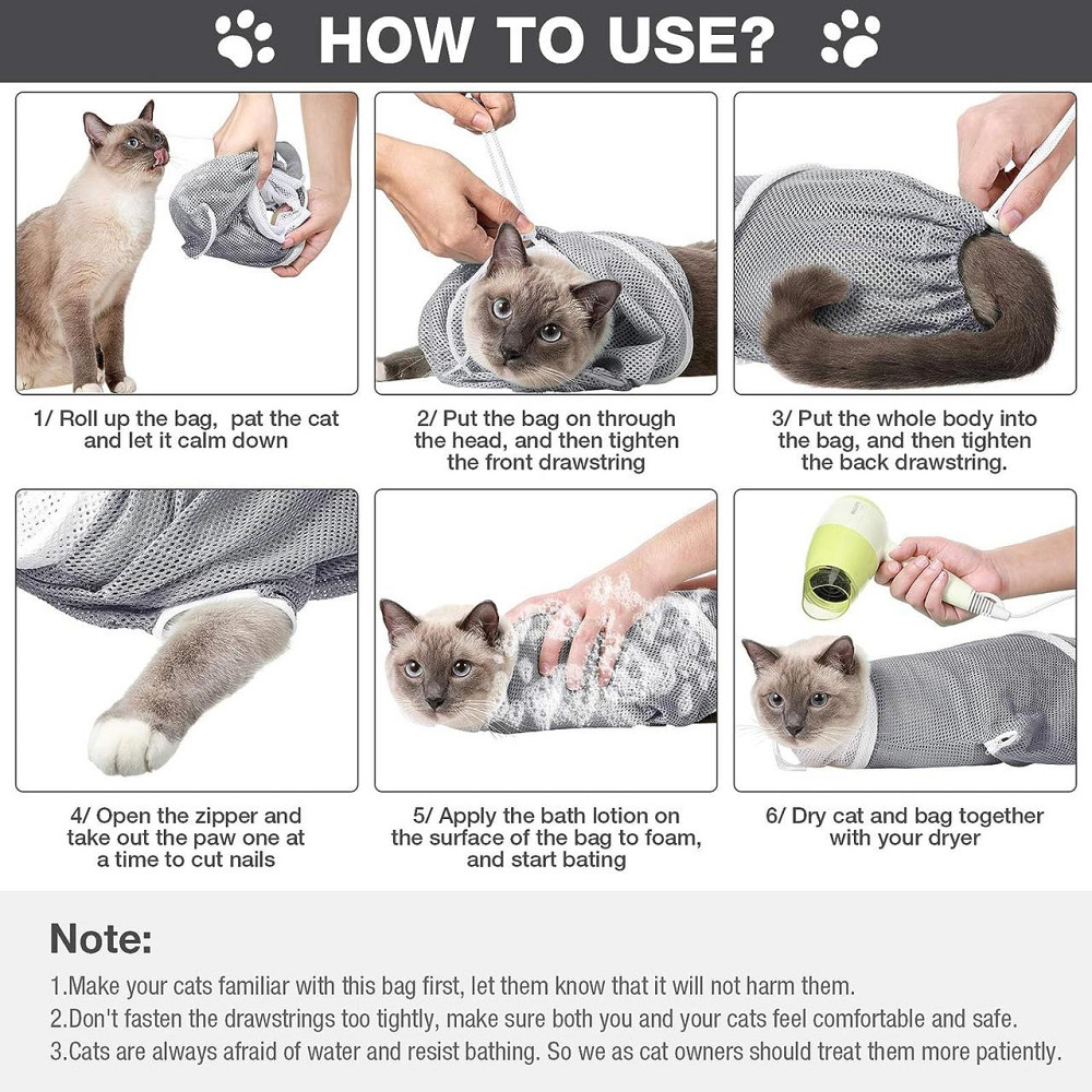 Сітка для купання та грумінгу котів Київ - фото 11