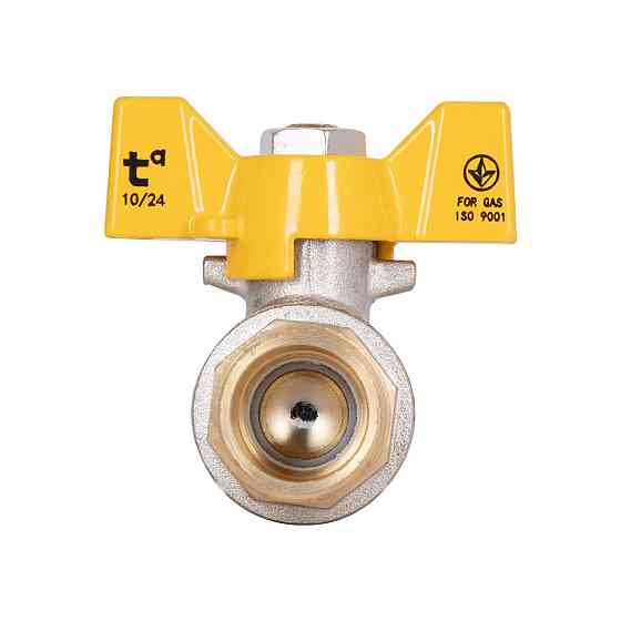 Кран кульовий Thermo Alliance Base 1/2" ВН для газу (метелик) SD607G15 Київ