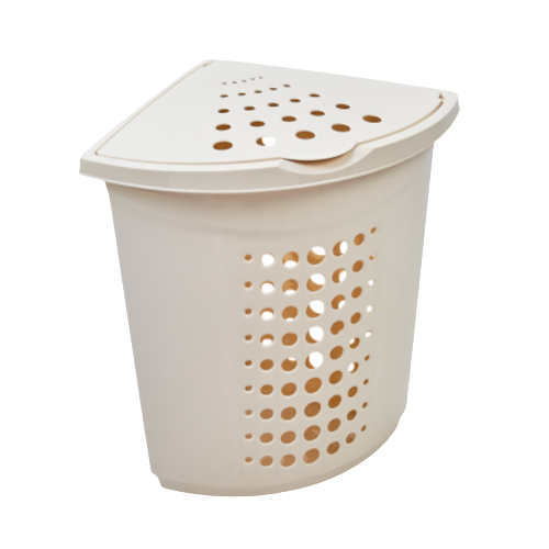 Кошик для білизни 45л кутовий біла троянда Алеана Житомир - изображение 1