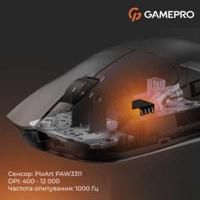 Мишка GamePro Genesis Wizard Wireless/Bluetooth/USB Black (GM160B) Вінниця - фото 7