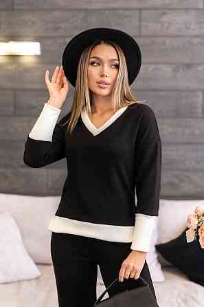 Прогуляковий жіночий костюм із ангори "Season"| Норма і батал Чорний, 50-52 Київ